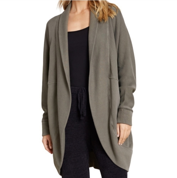 Barefoot Dreams Sweaters - Barefoot Dreams Malibu Longline Open Cardigan S/M